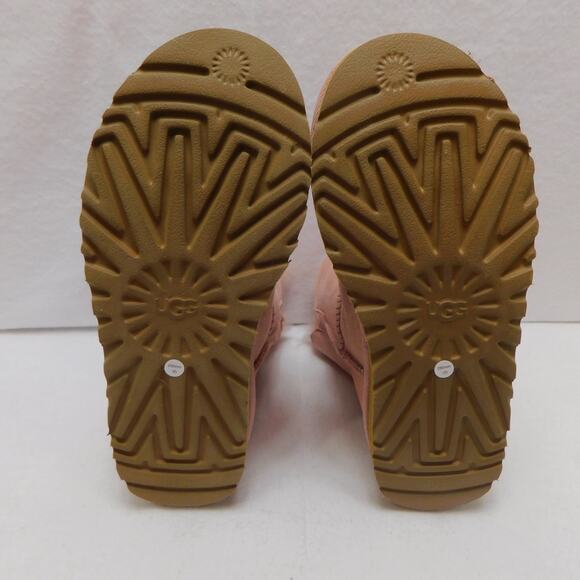 Ugg Bailey Button II Suede Water Resistant Pink Boots Size 6 Women New - Picture 8 of 10